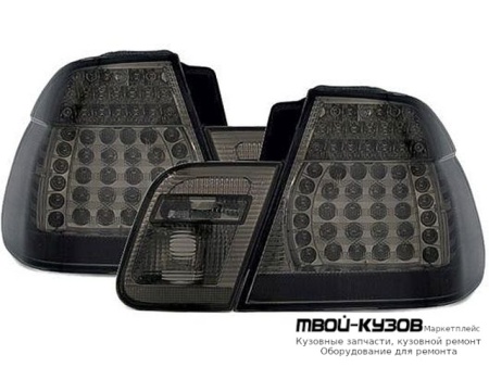 ФОНАРЬ ЗАДНИЙ ВНЕШНИЙ+ВНУТР ЛЕВАЯ + ПРАВАЯ (КОМПЛЕКТ) ТЮНИНГ (СЕДАН) ПРОЗРАЧНЫЙ С ДИОД ТОНИР (EAGLE EYES) ВНУТРИ ХРОМ для BMW E46 СЕДАН / УНИВЕРСАЛ (05.1998 - 08.2001) (09.2001 - 2003)