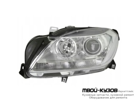 ФАРА ЛЕВАЯ СТОРОНА ЛИНЗОВАННАЯ С КОРРЕКТОР (DEPO) для Mercedes W166 (ML) (2012-)