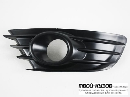 РЕШЕТКА БАМПЕРА ПЕРЕДНИЙ ЛЕВАЯ СТОРОНА С ОТВЕРСТИЯМИ ПОД ПРОТИВОТУМАННЫЕ ФАРЫ (АРГЕНТИНА) для Citroen C4 (11.2004-) PICASSO (2006-)