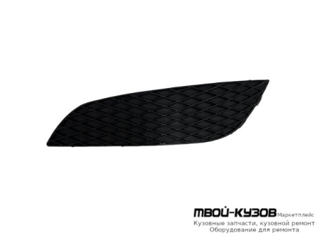 РЕШЕТКА БАМПЕРА ПЕРЕДНИЙ ЛЕВАЯ СТОРОНА БЕЗ ОТВЕРСТИЙ ПОД ПРОТИВОТУМАННЫЕ ФАРЫ (КИТАЙ) для Opel ASTRA H (06.2004-)