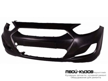 БАМПЕР ПЕРЕДНИЙ (РОССИЯ) для Hyundai SOLARIS (2011-)