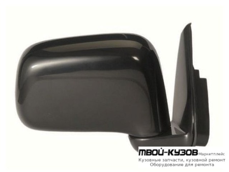 ЗЕРКАЛО ПРАВАЯ СТОРОНА ЭЛЕКТР БЕЗ ПОДОГРЕВОМ (CONVEX) ГРУНТ (ТАЙВАНЬ) для Honda CRV (1996-2002)