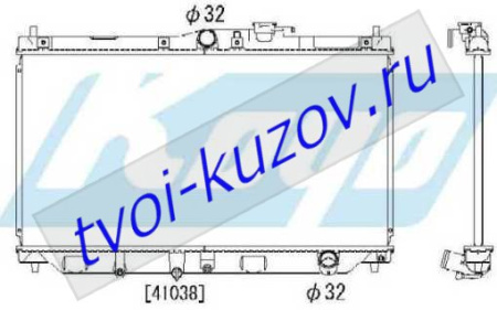 ACCORD (CB, CC7, CE) РАДИАТОР ОХЛАЖДЕН MT 1.8 2 2.2 (KOYO) ACCORD (CB, CC7, CE) РАДИАТОР ОХЛАЖДЕН MT 1.8 2 2.2 (KOYO)