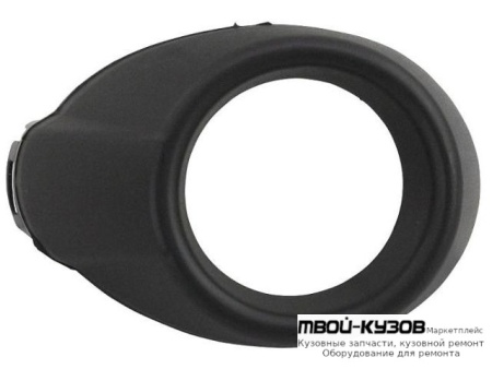 РЕШЕТКА БАМПЕРА ПЕРЕДНИЙ ПРАВАЯ СТОРОНА С ОТВЕРСТИЯМИ ПОД ПРОТИВОТУМАННЫЕ ФАРЫ ЧЁРНЫЙ (ТАЙВАНЬ) для Ford FOCUS (2011-2014)