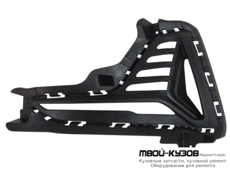 РЕШЕТКА БАМПЕРА ПЕРЕДНИЙ ЛЕВАЯ СТОРОНА С ОТВЕРСТИЯМИ ПОД ПРОТИВОТУМАННЫЕ ФАРЫ (КИТАЙ) для Hyundai SOLARIS (2017-)