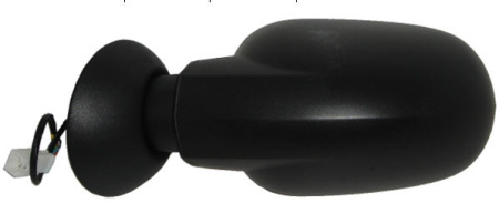 LOGAN ЗЕРКАЛО левое электрическое с подогревом (convex) черного цвета