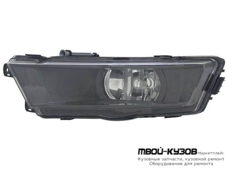 ФАРА ПРОТИВОТУМАННАЯ ПРАВАЯ СТОРОНА ВНУТРИ ЧЁРНЫЙ (КИТАЙ) для Skoda RAPID (2014-)