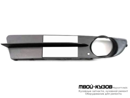 РЕШЕТКА БАМПЕРА ПЕРЕДНИЙ ЛЕВАЯ СТОРОНА ЧЁРНЫЙ (ТАЙВАНЬ) для BMW E60 (2002-)