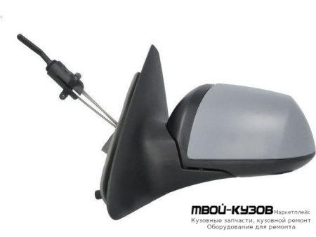 ЗЕРКАЛО ЛЕВАЯ СТОРОНА МЕХАН С ТРОСИК (ASPHERICAL) ГРУНТ (ТАЙВАНЬ) для Ford MONDEO (04.2001-)