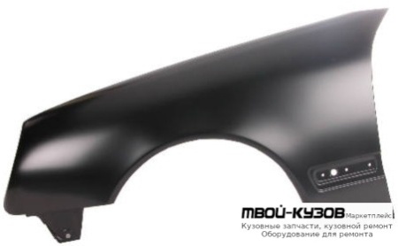КРЫЛО ПЕРЕДНИЙ ЛЕВАЯ СТОРОНА БЕЗ ОТВ ПОД ПОВТОРИТЕЛЬ (ТАЙВАНЬ) для Mercedes W210 (08.1995 - 08.1999) (09.1999 - 06.2002)
