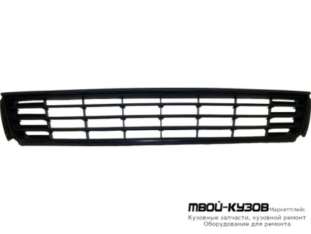РЕШЕТКА БАМПЕРА ПЕРЕДНИЙ ЦЕНТРАЛ (СЕДАН) С МОЛДИНГ ЧЁРНЫЙ (КИТАЙ) для Volkswagen POLO (09.2010 - 2020)