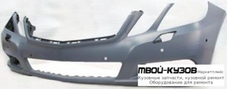 БАМПЕР ПЕРЕДНИЙ С ОТВ ПОД ДАТЧИКИ П/ОМЫВАТЕЛЬ ГРУНТ (ТАЙВАНЬ) для Mercedes W204 (2007-)