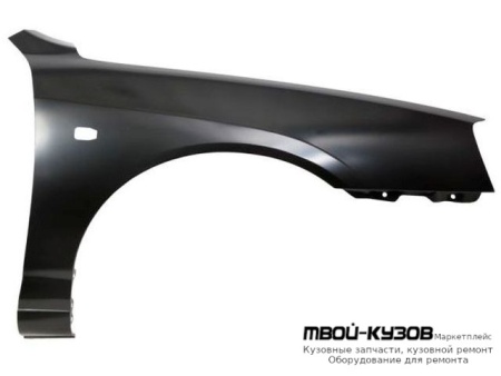 КРЫЛО ПЕРЕДНИЙ ПРАВАЯ СТОРОНА С ОТВ ПОД ПОВТОРИТЕЛЬ (Тайвань) для Hyundai ELANTRA (2004-)