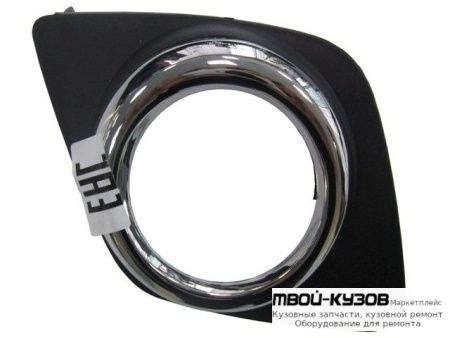 РЕШЕТКА БАМПЕРА ПЕРЕДНИЙ ЛЕВАЯ СТОРОНА С ОТВЕРСТИЯМИ ПОД ПРОТИВОТУМАННЫЕ ФАРЫ (КИТАЙ) для Toyota RAV4 (2006-)