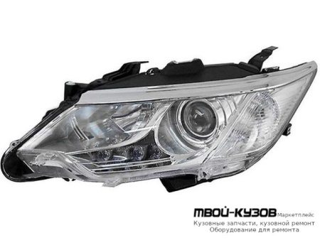 ФАРА ЛЕВАЯ СТОРОНА ЛИНЗОВАННАЯ С КОРРЕКТОР , ДИОД (КИТАЙ) для Toyota CAMRY V50 (2011-)