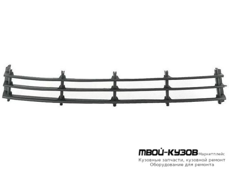 РЕШЕТКА БАМПЕРА ПЕРЕДНИЙ ЦЕНТРАЛ ЧЁРНЫЙ (ТАЙВАНЬ) для Skoda OCTAVIA (2004-2008)