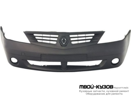 БАМПЕР ПЕРЕДНИЙ (РОССИЯ) для Renault LOGAN (2005-2014)