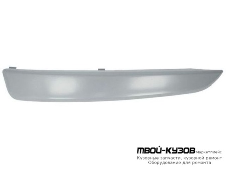 МОЛДИНГ БАМПЕРА ПЕРЕДНИЙ ПРАВАЯ СТОРОНА ГРУНТ (ТАЙВАНЬ) для Opel ZAFIRA (07.2004-)