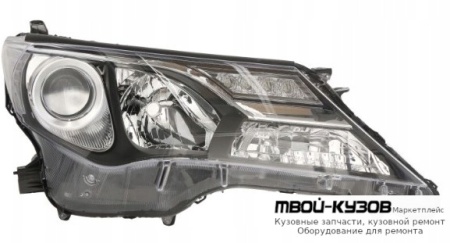 ФАРА ПРАВАЯ СТОРОНА ДИОД ПОД КОРРЕКТОР (КСЕНОН) (DEPO) для Toyota RAV4 (2013-)
