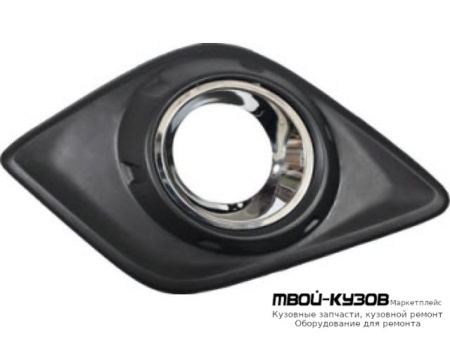 РЕШЕТКА БАМПЕРА ПЕРЕДНИЙ ЛЕВАЯ СТОРОНА С ХРОМ МОЛДИНГ (АРГЕНТИНА) для Toyota HILUX (2015-)