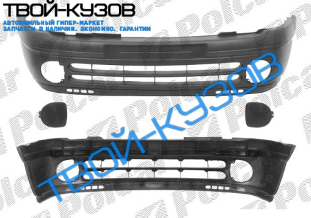 CLIO/SYMBOL 98-00 БАМПЕР С ОТВ. ПОД П/Т ФАРЫ