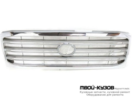 РЕШЕТКА РАДИАТОРА ХРОМ-СЕРЫЙ (ТАЙВАНЬ) для Toyota LANDCRUISER 100 (1998-)
