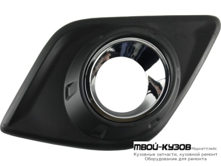 РЕШЕТКА БАМПЕРА ПЕРЕДНИЙ ПРАВАЯ СТОРОНА С ХРОМ МОЛДИНГ (КИТАЙ) для Toyota HILUX (2015-)