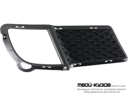 РЕШЕТКА БАМПЕРА ПЕРЕДНИЙ ПРАВАЯ СТОРОНА С ОТВЕРСТИЯМИ ПОД ПРОТИВОТУМАННЫЕ ФАРЫ (КИТАЙ) для KIA CERATO (2009-2012)