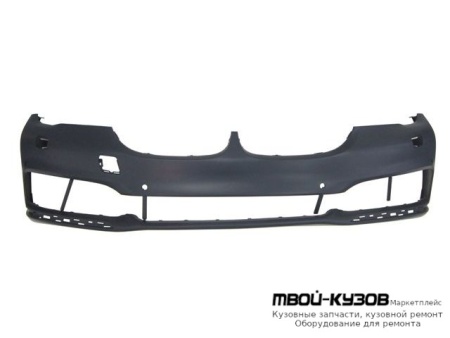 БАМПЕР ПЕРЕДНИЙ С ОТВЕРСТИЯМИ ПОД ОМЫВАТЕЛЬ ФАР , ПОД ДАТЧИКИ , ГРУНТ (ТАЙВАНЬ) для BMW G11 / G12 7 series (2015-)