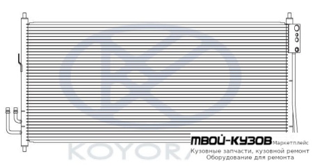 TEANA КОНДЕНСАТОР КОНДИЦИОНЕРА (KOYO) для Nissan TEANA (2004-2008)