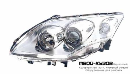 ФАРА ЛЕВАЯ СТОРОНА ЛИНЗОВАННАЯ ПОД КОРРЕКТОР (DEPO) для Renault LAGUNA (2007-)