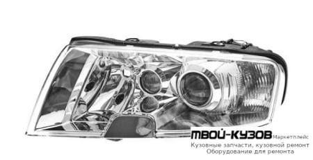 ФАРА ЛЕВАЯ СТОРОНА С ПРОТИВОТУМ , КОРРЕКТОР (DEPO) для Skoda SUPERB (2002-2007)