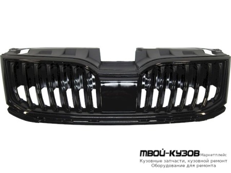 РЕШЕТКА РАДИАТОРА С ЧЁРНЫЙ МОЛДИНГ (КИТАЙ) для Skoda OCTAVIA (2017-2019)