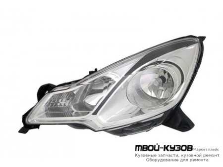 ФАРА ЛЕВАЯ СТОРОНА С КОРРЕКТОР (DEPO) для Citroen C3 (2009-) / DS3 (2010-)