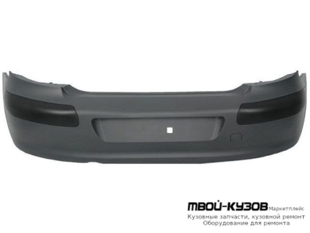 БАМПЕР ЗАДНИЙ (ХЭТЧБЭК) В СБОРЕ ГРУНТ (ИТАЛИЯ) для Peugeot 307 (08.2001-)