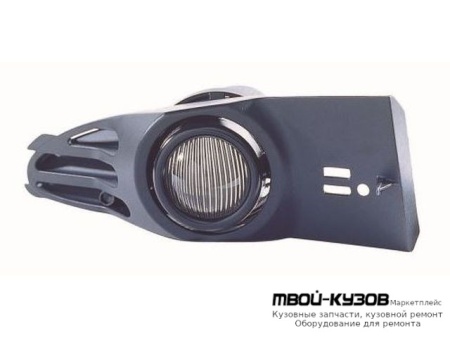 ФАРА ПРОТИВОТУМАННАЯ ПРАВАЯ СТОРОНА В СБОРЕ С КРОНШТЕЙН (DEPO) для BMW E65 / E66 (2002 - 03.2005) (04.2005-)