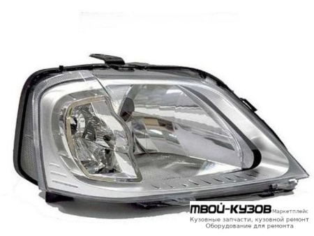 ФАРА ПРАВАЯ СТОРОНА (ориг.) ВНУТРИ ПОЛНОСТЬЮ ХРОМ для Renault LOGAN (2005-2014)