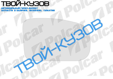 100 1082-1190 СТЕКЛО ЗЕРКАЛА L ПЛОСКОЕ