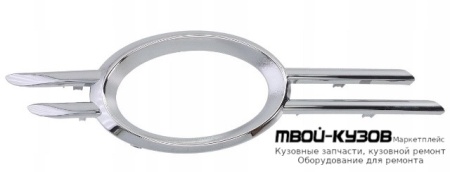МОЛДИНГ РЕШЕТКИ БАМПЕРА ЛЕВАЯ СТОРОНА ХРОМ (ТАЙВАНЬ) для Mercedes W211 (07.2002-)