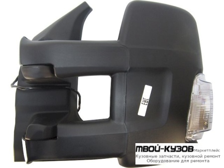 ЗЕРКАЛО ЛЕВАЯ СТОРОНА ЭЛЕКТР С ПОДОГРЕВОМ БЕЛ УКАЗАТЕЛЬ ПОВОРОТА ДЛИНН КРОНШТЕЙН (CONVEX) (КИТАЙ) для Ford TRANSIT (2014-)