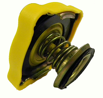 Пробка радиатора ВАЗ-2101 пластмассовая (ЕвроДеталь) желтая