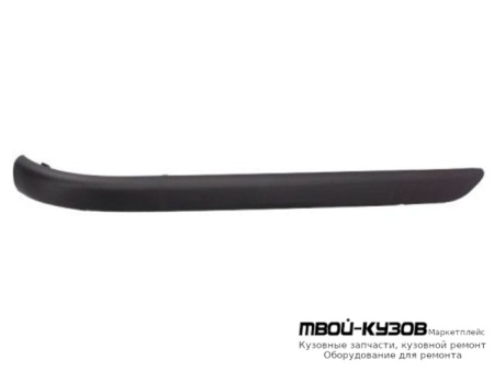 МОЛДИНГ БАМПЕРА ЗАДНИЙ ПРАВАЯ СТОРОНА (СЕДАН) ЧЁРНЫЙ (ТАЙВАНЬ) для BMW E46 СЕДАН / УНИВЕРСАЛ (05.1998 - 08.2001) (09.2001 - 2003)