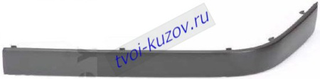 E36 МОЛДИНГ бампера переднего левый черный