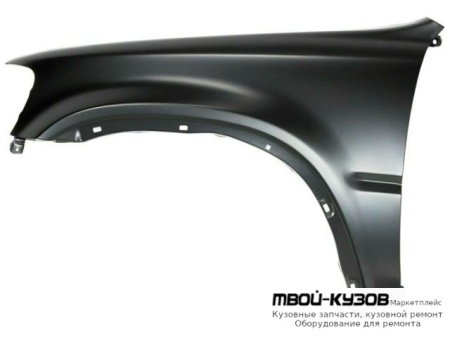 КРЫЛО ПЕРЕДНИЙ ЛЕВАЯ СТОРОНА БЕЗ ОТВ ПОД ПОВТОРИТЕЛЬ (ТАЙВАНЬ) для Honda CRV (1996-2002)