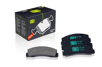 Колодка тормозная ВАЗ-2121 передняя (TRIALLI) PF501 (4 шт.)