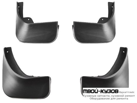 БРЫЗГОВИК ПЕРЕДНИЙ КРЫЛА ЛЕВАЯ + ПРАВАЯ (КОМПЛЕКТ) + ЗАДНИЙ (4 ШТ) (КИТАЙ) для Citroen C5 (2008-)