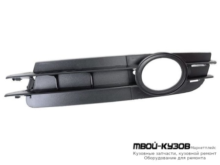 РЕШЕТКА БАМПЕРА ПЕРЕДНИЙ ПРАВАЯ СТОРОНА ЧЁРНЫЙ (ТАЙВАНЬ) для Audi A6 (04.2004-)