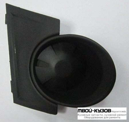 РЕШЕТКА БАМПЕРА ПЕРЕДНИЙ ЛЕВАЯ СТОРОНА БЕЗ ОТВЕРСТИЙ ПОД ПРОТИВОТУМАННЫЕ ФАРЫ (КИТАЙ) для Chevrolet SPARK (2010-)