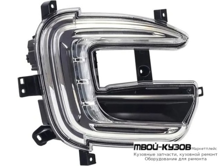 ФАРА ПРОТИВОТУМАННАЯ ПРАВАЯ СТОРОНА DRL( ХОД. ОГНИ) , БЕЗ ПРОТИВОТУМ (КИТАЙ) для Renault KAPTUR (2016-)