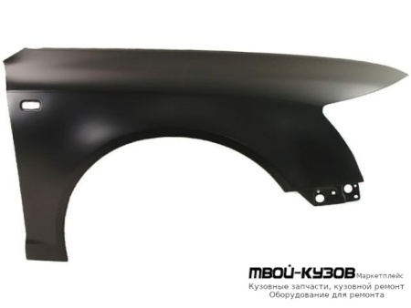 КРЫЛО ПЕРЕДНИЙ ПРАВАЯ СТОРОНА АЛЮМИН (ТАЙВАНЬ) для Audi A6 (04.2004-)